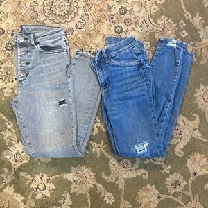 Stylish girl’s Jeans in Gray and Blue